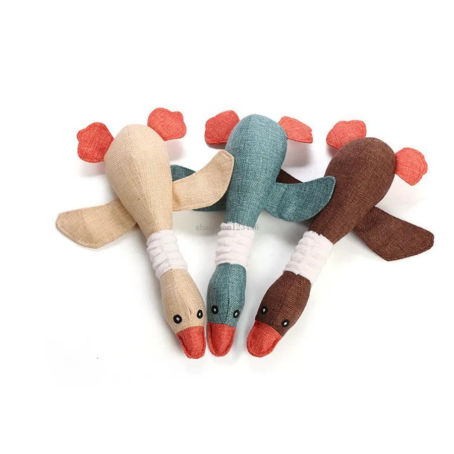 Dog Toys Chews Pet Goose Dog Toys Sounder Bird Chews Toy Cats Pets Pets Accessories Drop Delivery Home Garden Supplies DHCBP