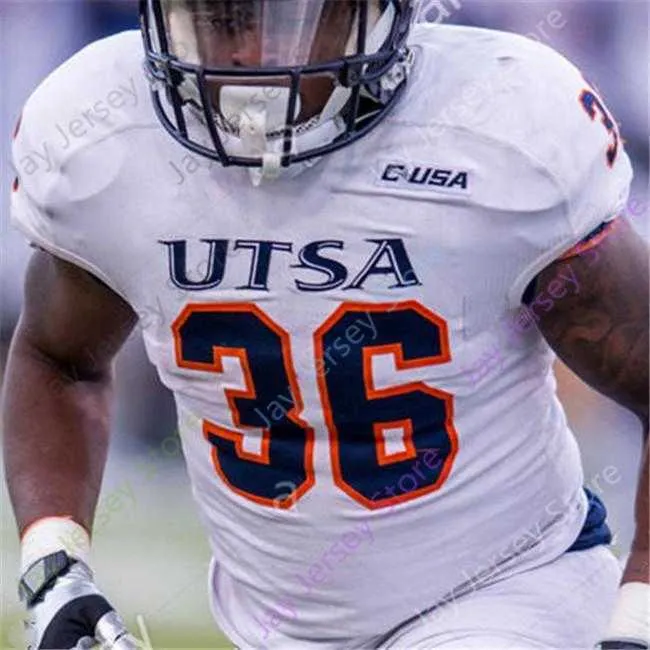 UTSA Roadrunners Football Jersey NCAA College Lowell Narcisse Sincere McCormick Carlos Strickland II Zakhari Franklin Jarrod Carter-McLin