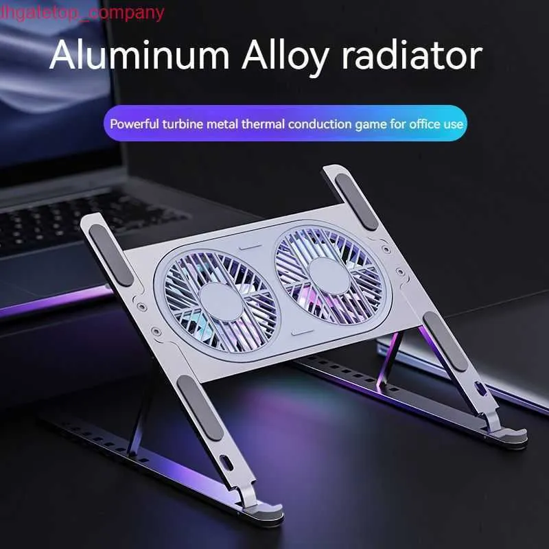 Aluminum Laptop Stand With Mute Cooling Fan ... From Dhgatetop_company ...