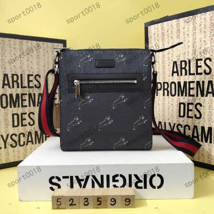 sacchetti di borse di design a tracolla croce tigre nero web body borse da uomo a tre stile lavoro per esterni per il tempo libero borse a tasca con zip