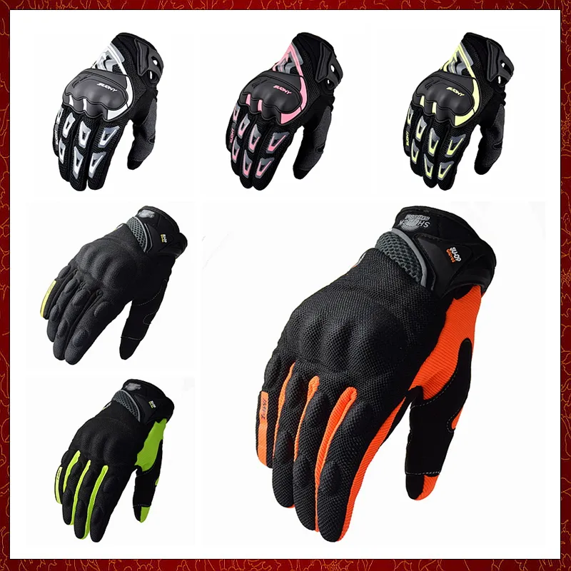 ST461 Guanti Motociclista Guanti Moto Estivi Uomo Donna Guanti Motocross  Mesh Touch Screen Moto Accessori Moto Da 7,55 €