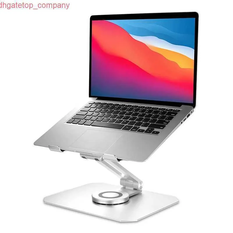 Auto Swivel Laptop Stand Desk Riser 360 Rotatie Multi-hoek/Hoogte Verstelbare aluminium computerstandaard voor MacBook Pro Air Dell HP