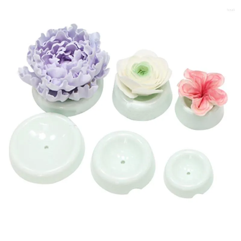 Bakeware Tools 6pcs/Set Decorative Pin Receptacle Fondant And Cake Molds Flower Petals Making-Up Tool For The Kitchen Baking Decorating