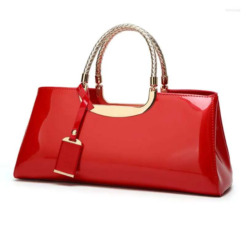 Evening Bags 2022 Tote Leather Handbags High Quality Patent Women Bag Travel Shoulder For