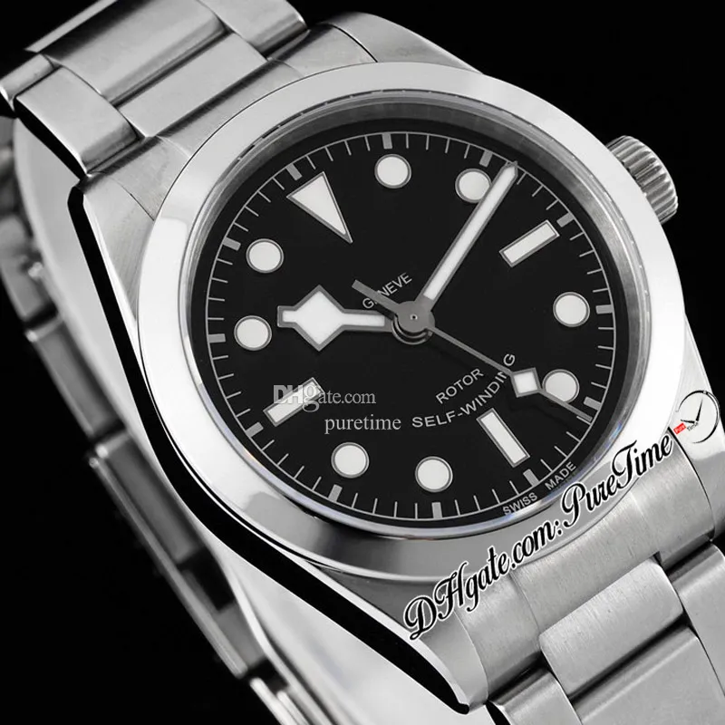 KRF 79500 A2824 Automatic Unisex Ladies Mens Watch V3 36mm Bay Polished Bezel Black Dial White Markers Stainless Steel Bracelet Super Edition Womens Puretime A1 From 384 43 DHgate