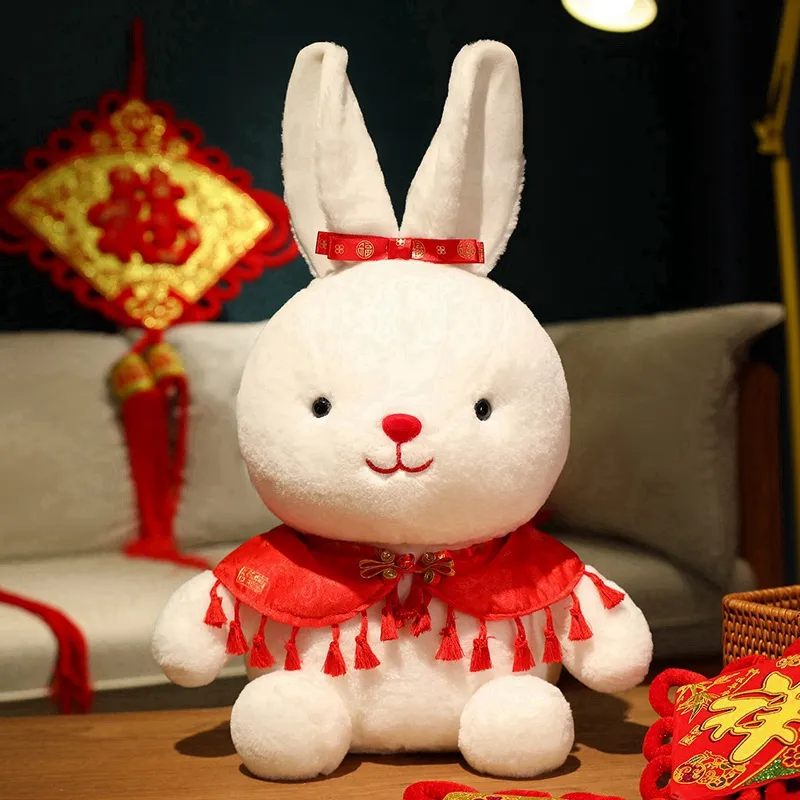 25 65CM Lovely Chinese Tang Costume Bunny Soft Toys Online Soft