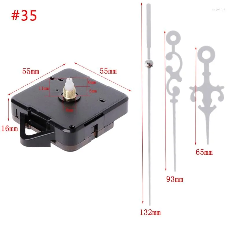 ClockCrafters Quartz Wall Clock Repair Kit DIY Hands Mechanism Set For