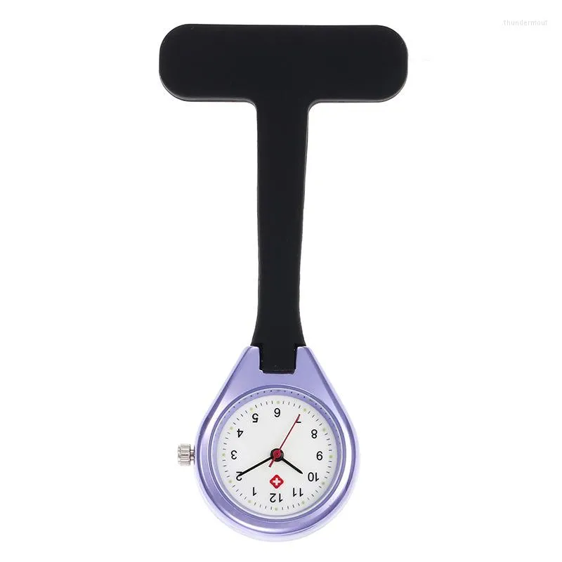 Orologi da taschino ALK Quadrante rotondo in silicone Movimento luminoso di alta qualità Fob Orologio da allattamento Orologio al quarzo Regalo