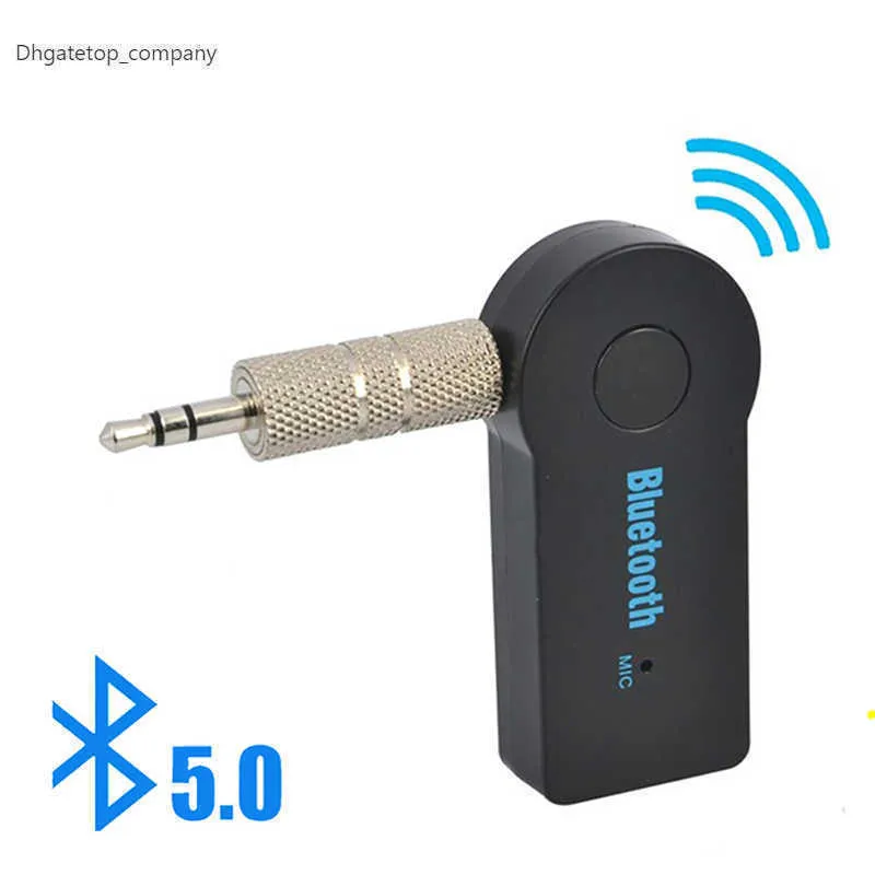 2 in 1 무선 Bluetooth 5.0 수신기 어댑터 3.5mm 자동차 음악 오디오 AUX MP3 A2DP 헤드폰 리시버 핸즈프리