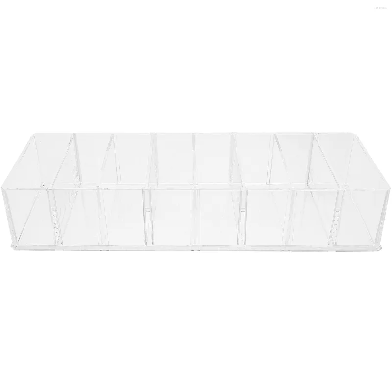 Storage Boxes Organizer Makeupcosmetic Money Organizers Cashtray Eyeshadow Transparent Pallet Holder Blusher Stand Vanity