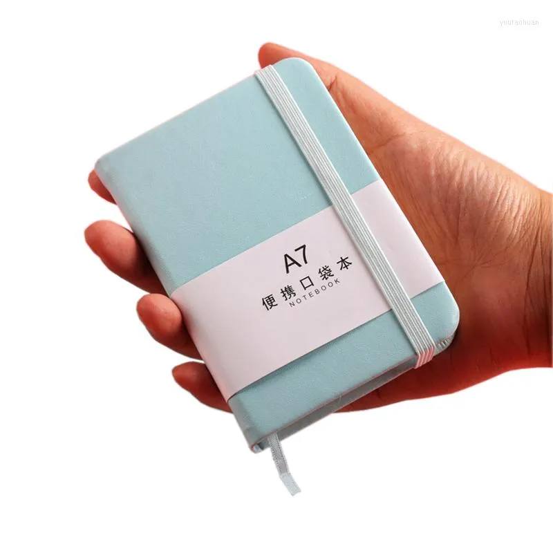 Mini Cahier A7 Taille Portable Journal Bandage Manuel École