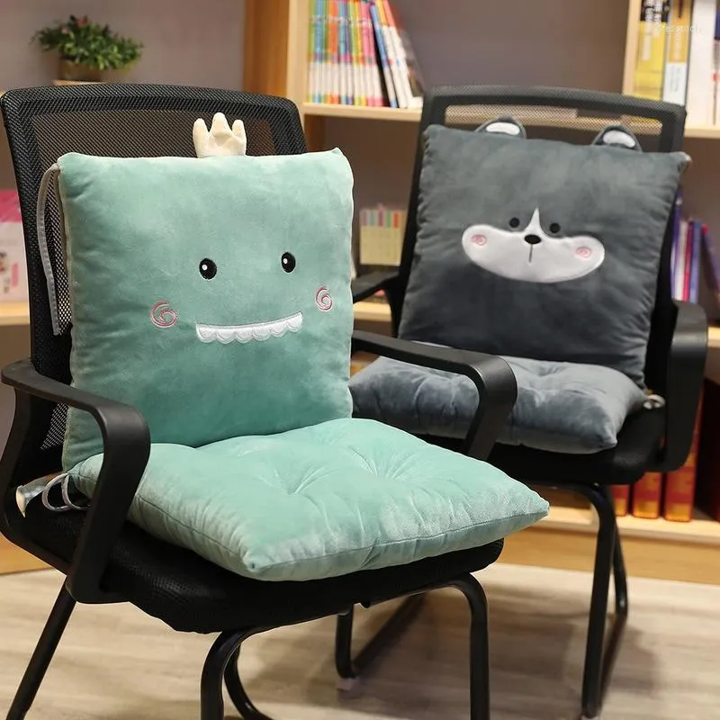 Kussencartoon voor stoel comfortabele en warme huiselijke tafels stoelen verdikte bank kussens