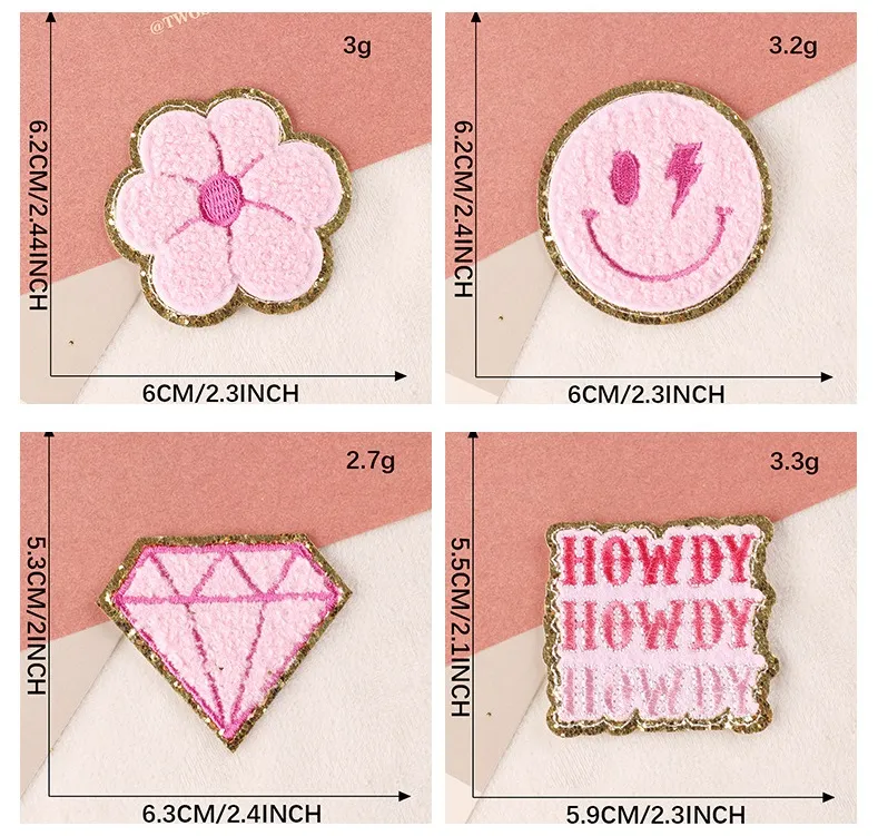 2 Patches Cute Iron-on Patches, 8 X 10 Cm, Trouser Patches for