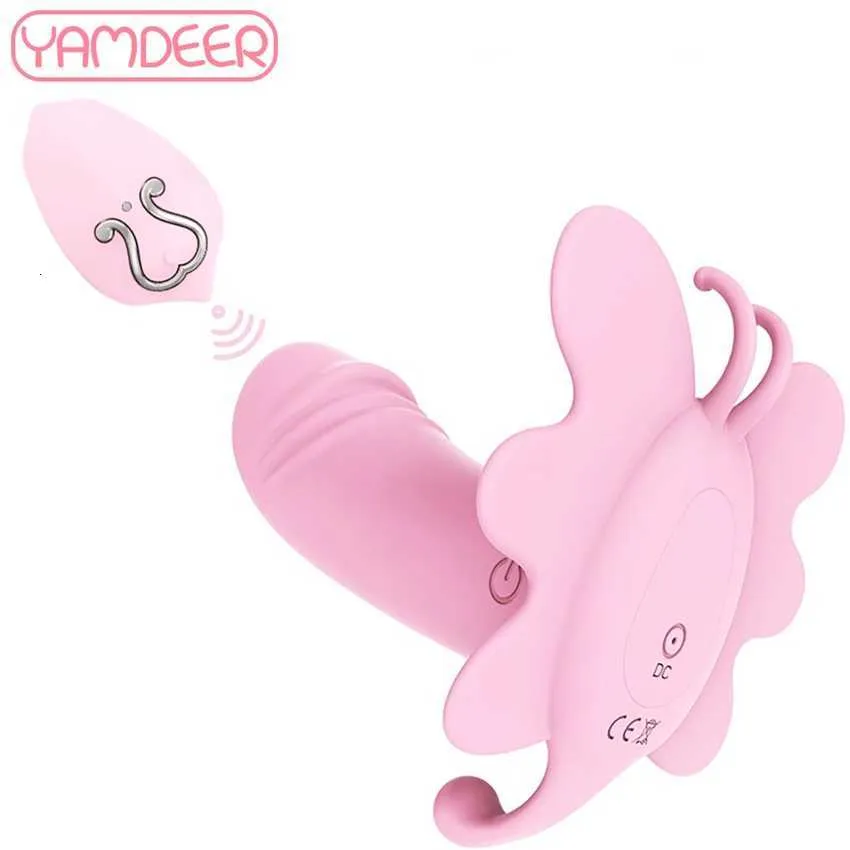 Giocattolo del sesso Massaggiatore Telecomando Indossabile Vibratore Dildo per le donne G-spot Clitoride Invisibile Farfalla Mutandine Uovo 18