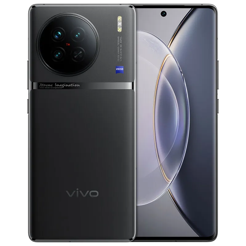 元のVivo X90 5G携帯電話12GB RAM 256GB 512GB ROM DIMENSING 9200 50MP NFC Android 6.78 "120Hz AMOLED FULL SCREEN FINGERPRINT ID FACE防水スマート携帯電話