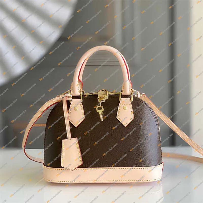 Ladies Fashion Casual Designe Luxury Handbag Shoulder Bags Crossbody High Quality TOP 5A N41221 M53152 M44829 2 Size BB PM Shell Bag P