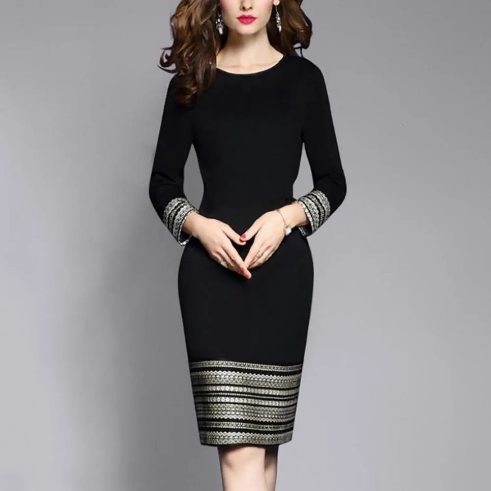 Casual Dresses Black Comfortable O Neck Woman Dress Polyester Fiber Woman Dress Round Neck for Summer 221126 Casual Dresses Black Comfortable O Neck Woman Dress Polyester Fiber Woman Dress Round Neck for Summer 221126