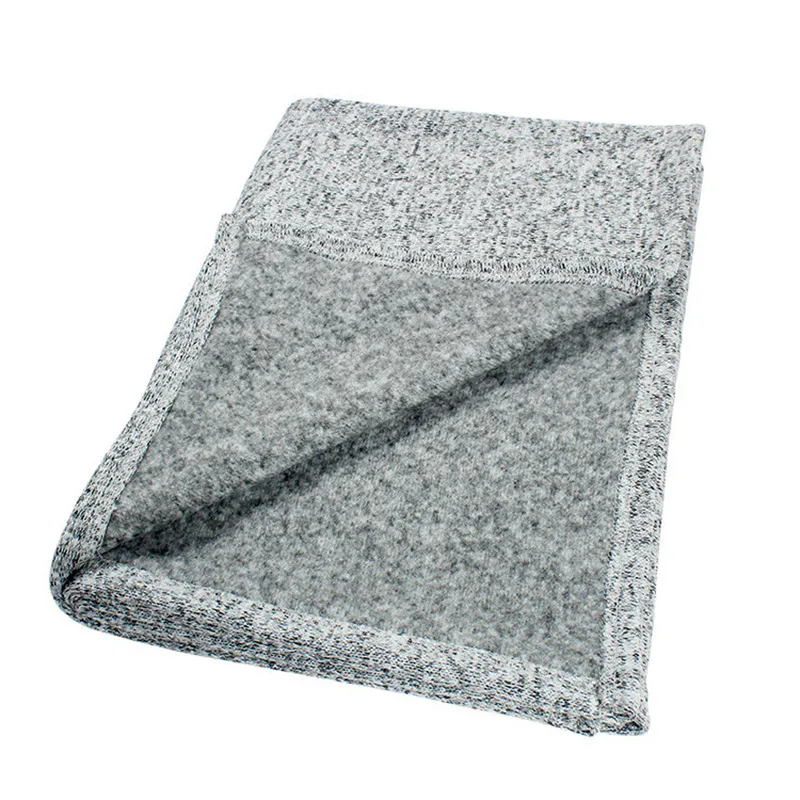 Sublimation Grey Blankets 50x60inch Soft Sofa Cover Thermal Transfer Blanket Warm Office Nap Carpet A02