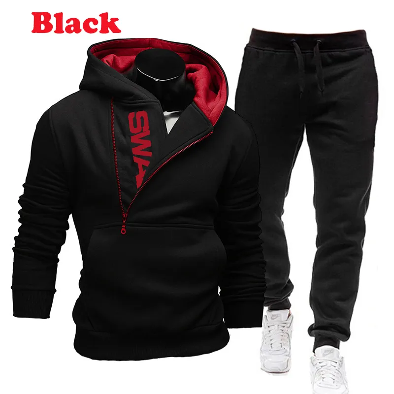 Acquista World Series of Poker 2023 Man Business Zipper Pullover con stampa a colori tinta unita Harajuku Felpa con cappuccio + pantaloni Tuta sportiva di tendenza per il tempo libero in Italia