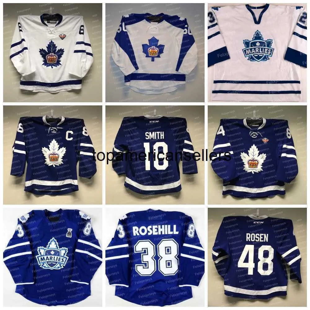 Marlies Ahl Hockey Jersey 9 Bobby McMann Josh Ho-Sang Mikhail Abramov Joey Anderson Matteo Pietroniro Antti Suomela Joseph Blandisi