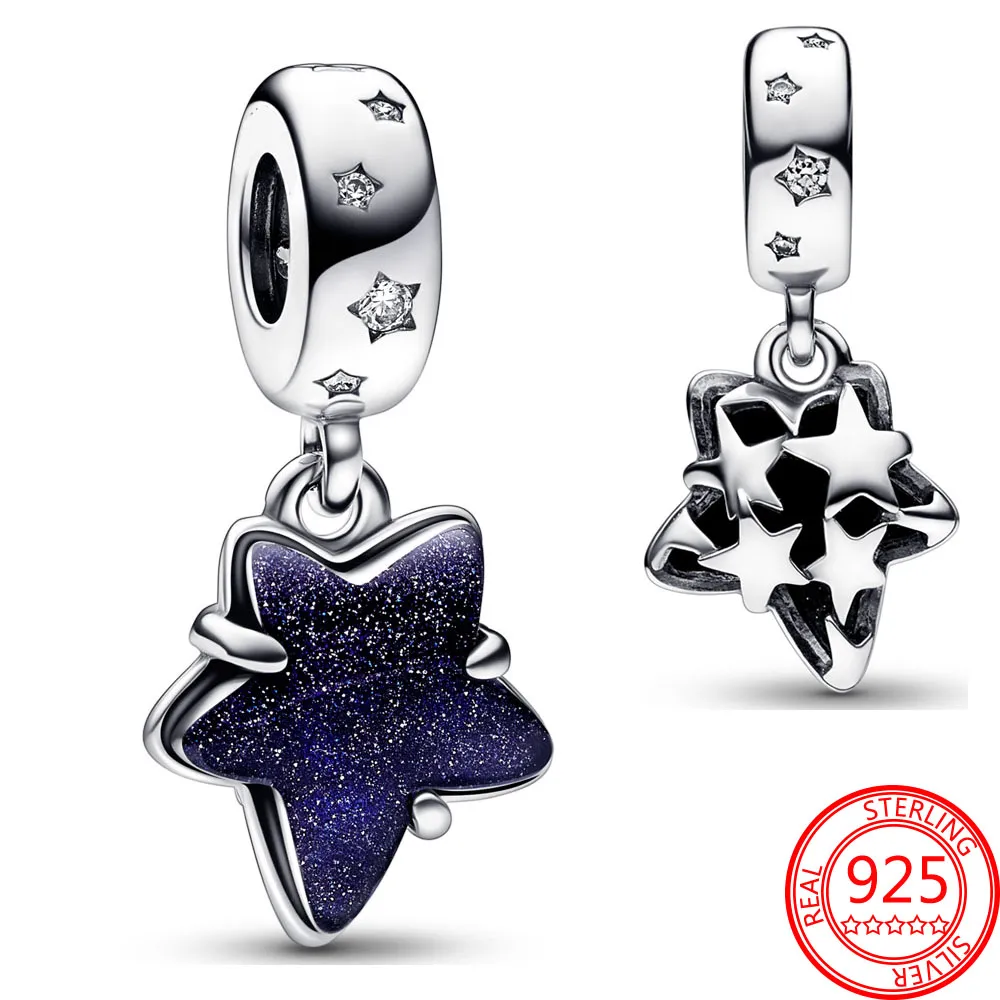 Ciondolo Pandora Bracciale Farfalla In Argento Sterling 925 BAMOER - Con Ciondolo Perline, Charm Handmade, Regalo Per Lei | Nuovo Senza Etichette Ciondolo Farfalla Handmade - Foto 8