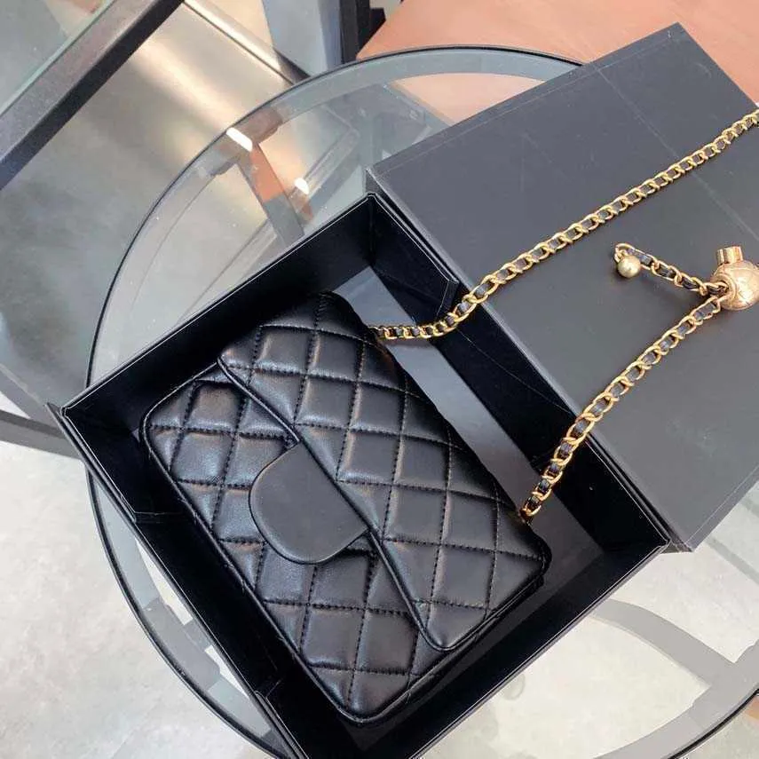 Designer Bags Handbag Totes Shoulder Cross Body Women High Quality Classic Caviar Square Sheepskin Chains bag 6 colo