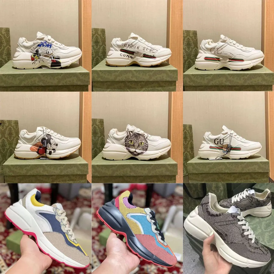 Designer Sneakers Casual Shoes Sneaker Runner Trainers Platform Shoes Lady Luxurys Chaussures Multicolor Men Women Size 35-46