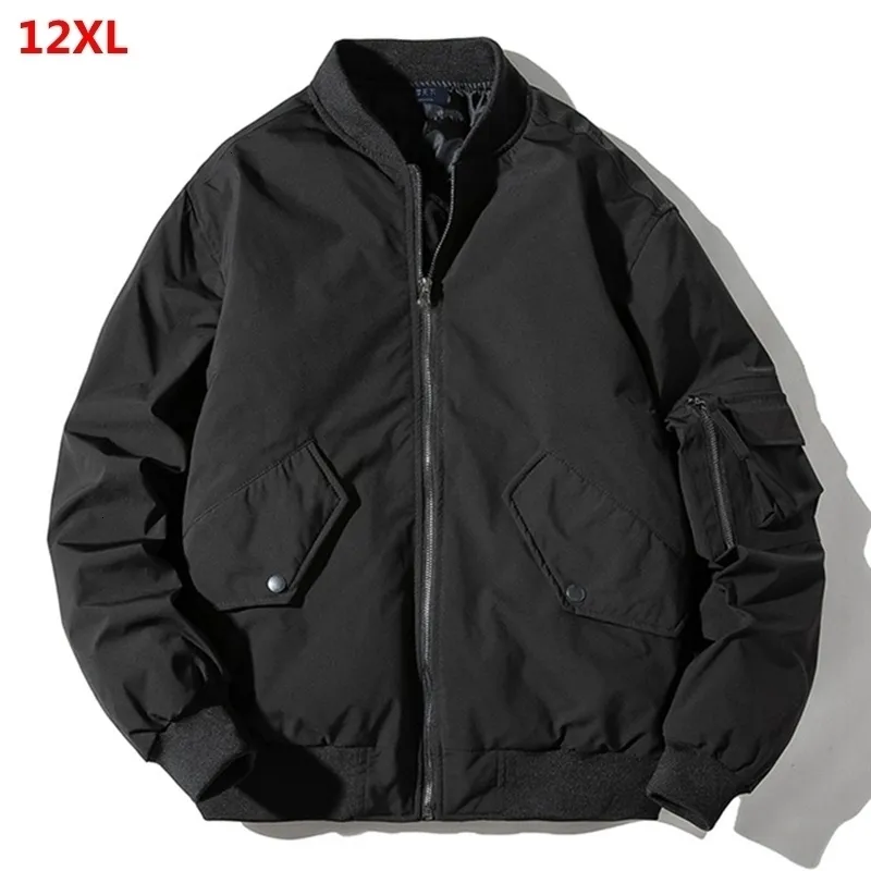 Parkas en duvet pour hommes hiver grande taille grande veste rembourrée ample à la mode coton 12XL 11XL 10XL 9XL manteau d'hiver 221124