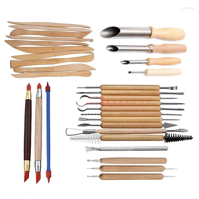 Wholesale Clay Sculpting And Pottery Carving Tools Kit With Pottery And  Ceramics Wooden Handles For Arts And Crafts From Damofang, $23.06