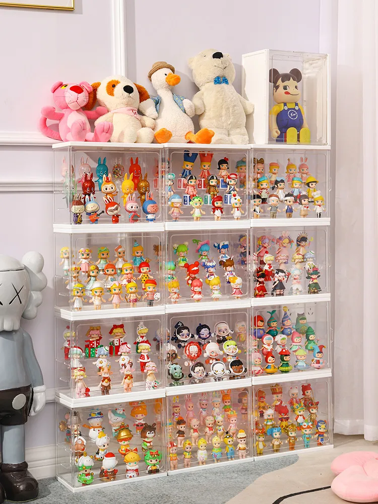 Doll storage 2024 boxes with lids