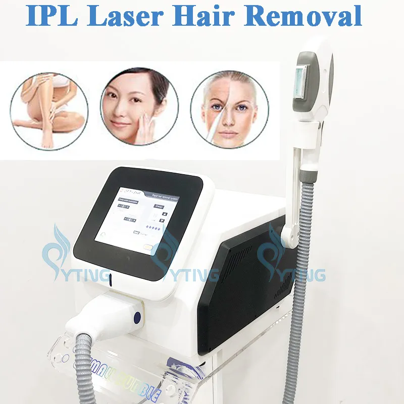IPL Opt Laser Machine 3 또는 5 필터 모든 피부색 제모 피부 회춘을 제거합니다. 주근깨 여드름 치료
