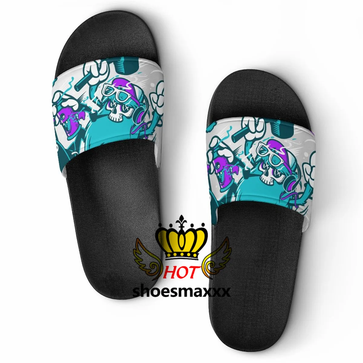 2022 tofflor designer tofflor sandal glider unisex sneaker inomhus hotell strand män och kvinnor sommar st46