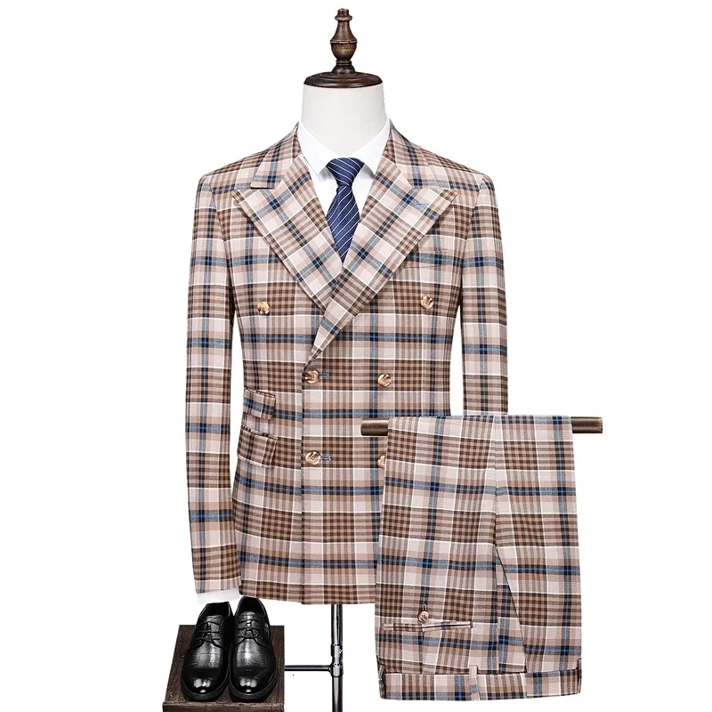 Men's Suits Blazers Custom Made Groom Wedding Dress Blazer Pants Business High-end Classic Trousers 19417302 221124