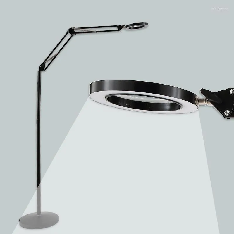 Floor standing LED Magnifying Lamp Adjustable Magnifying Lamp For Clinical  Use