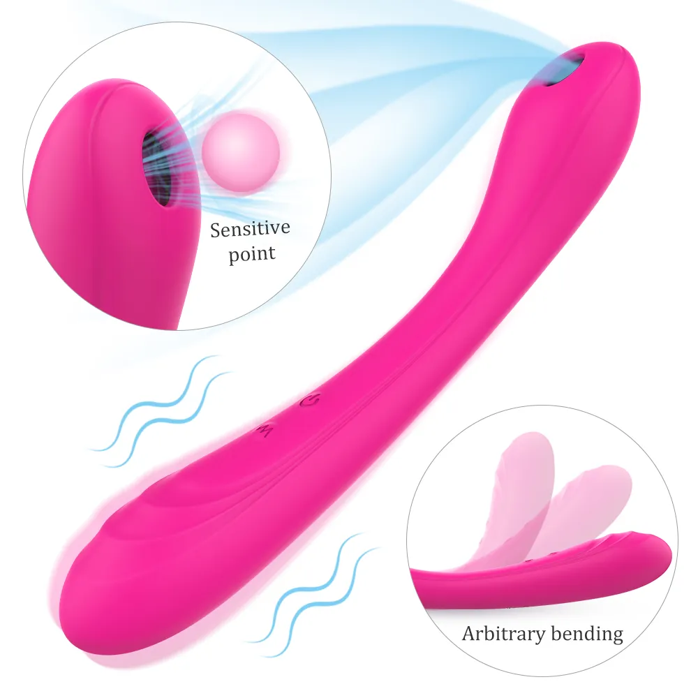Vibrateur de suceur fensible femelle avec 9 nuls et 9 vibrateurs stimulation G-spot jouet sexuel adulte ￩tanche pour les couples pour femmes