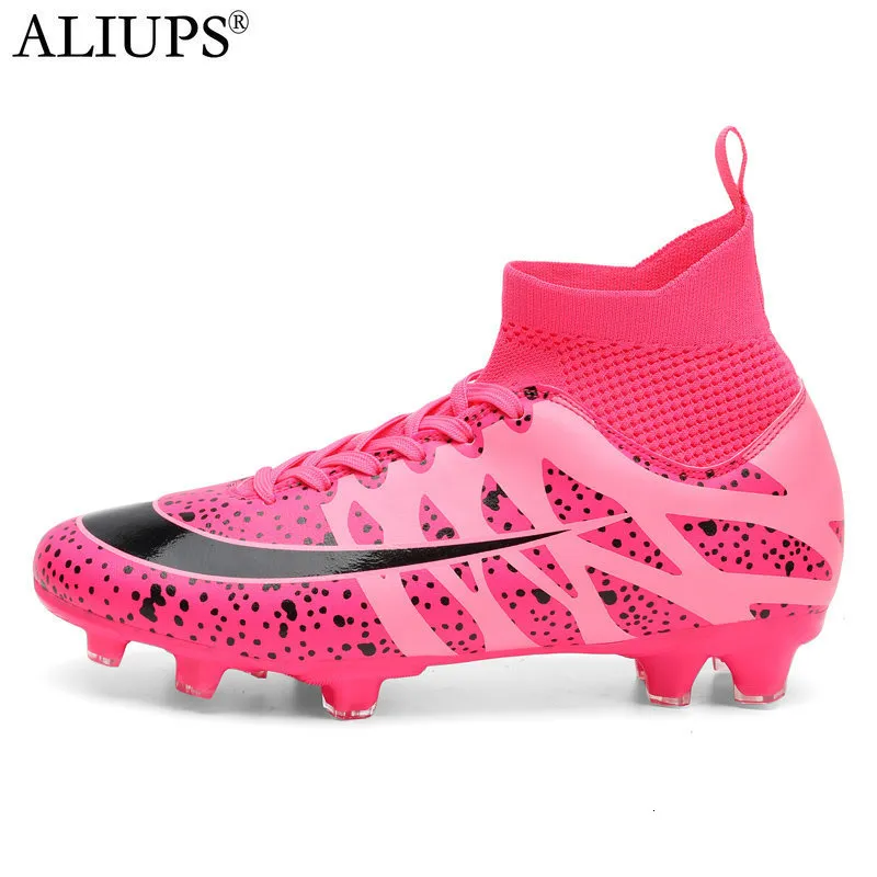 Chaussures habillées ALIUPS Taille 31-48 Femmes Hommes Baskets de football Crampons Bottes de football professionnelles Enfants Futsal pour garçons fille 221125