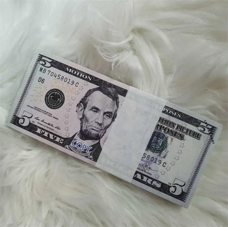High Pieces/package American 100 Free Bar Currency Paper Dollar Atmosphere Quality Props 100-5 Money 9306H54VH54VFN8NRWST