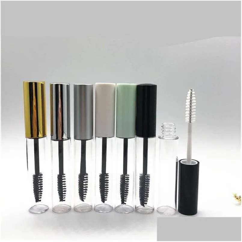 Packing Bottles Mascara Packing Bottles Make Up Empty Tube Plastic With Eyelash Wand Brush 10Ml Transparent Portable 1 55Hy F1 Drop Dhksd