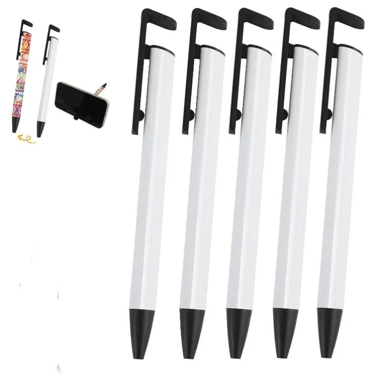 Wholesale Full Printed White Aluminum Body Sublimation Pencil Case