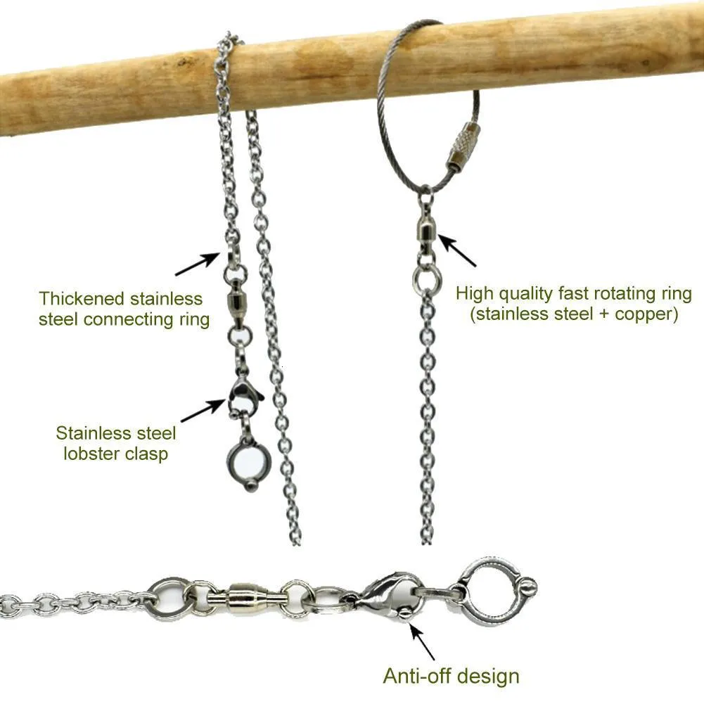 Premium Bird Anklet Leash Set - Stainless Steel Foot Ring Chain for ...