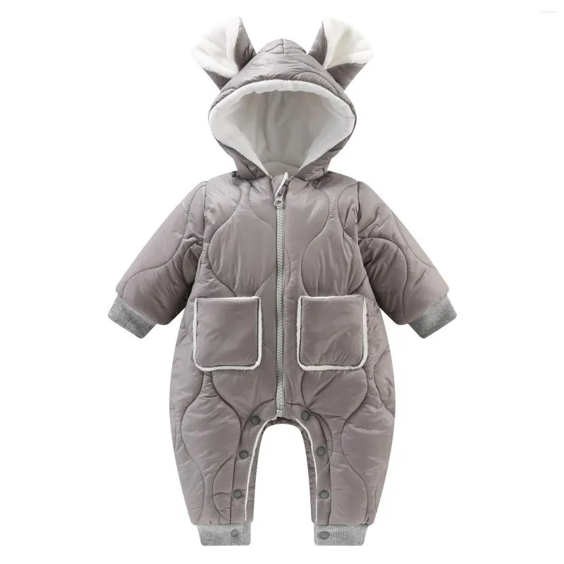 Tench Coats Big Boys Kurtki Born Baby Baby Girl Winter Snowsuit Uszy z kapturem kombinezon chłopiec płaszcz szczupły