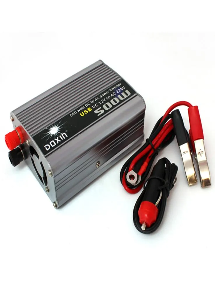500W 1000W 1200W WATT DC 12V bis AC 220V CAR USB Mobile Power Wechselrichterwandler Ladegerät Spannungstransformator Adapter1335903