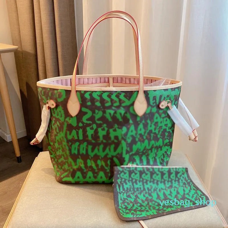 Designer Women Accessories Graffiti Tote Bag Luxurys Designers Bags Paris Brand Letters Printed