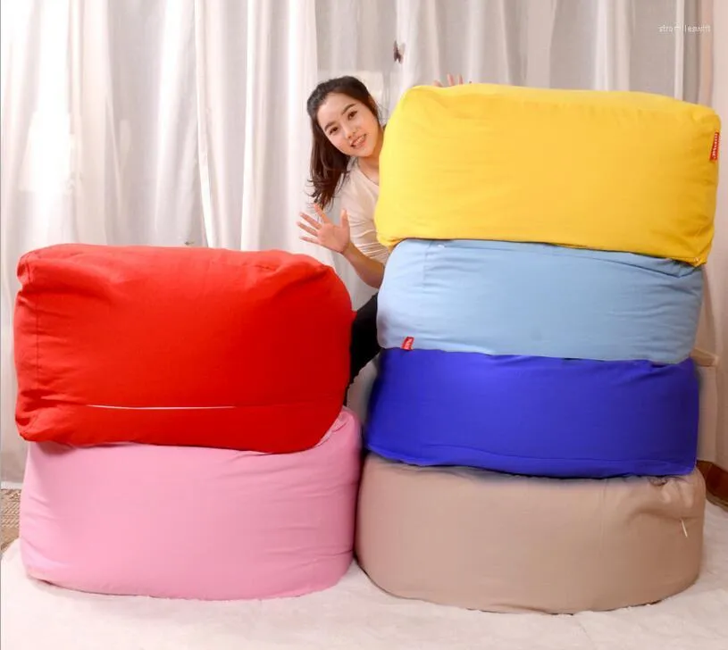 Chair Covers Factory Direct Sales Lazy Sofa Bean Bag Single Creative Cloth Tatami Beans Relax Room COVER ONLY NO FILLER