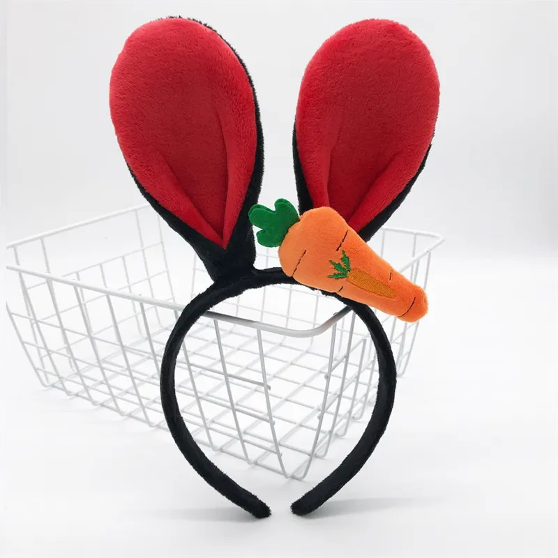 Fascia per coniglietto pasquale Simpatico cartone animato Glter Orecchie da coniglio Fascia per capelli Decorazione pasquale Costume Bomboniera Copricapo per bambini all'ingrosso  200000297