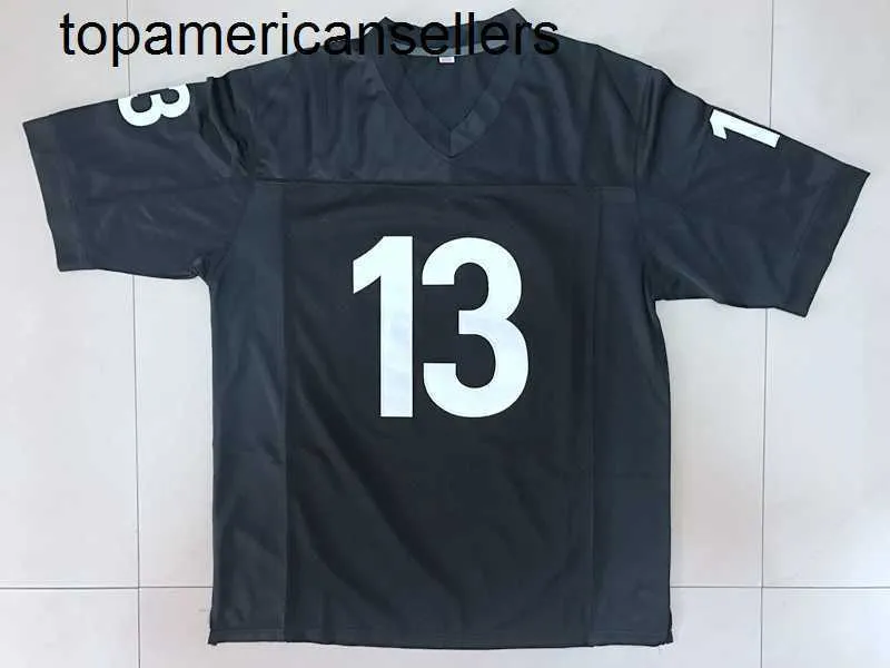 Willie Beamen #13 Football Jersey 주어진 일요일 상어 영화 남자 모두 스티치 블랙 s-3xl