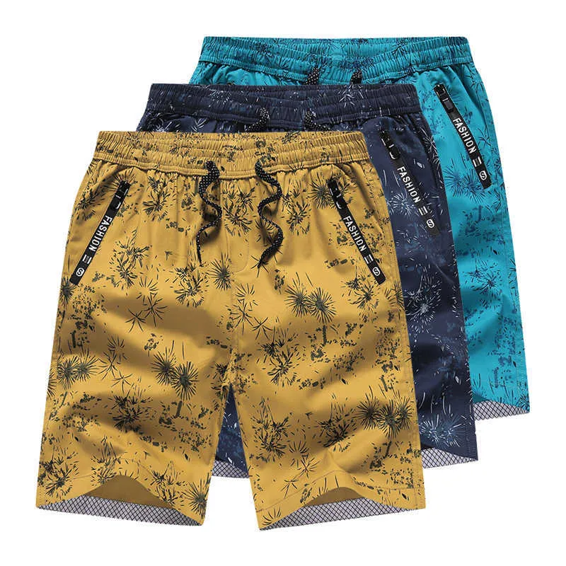 Men's Shorts Men Casual Beach Cotton Print Summer Breathable Comfortable Cool Running Outdoor Pants T221129