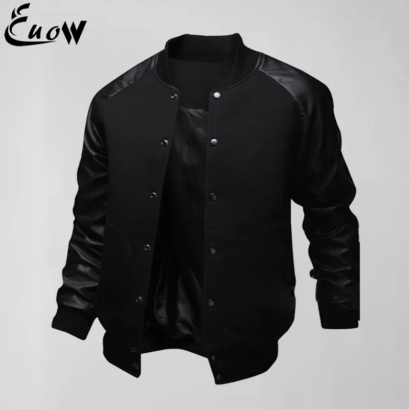 Hommes Vestes EUOW Couture Grande Poche Casual Baseball Shirt Automne Hiver Manteaux Mode Sweat 221129