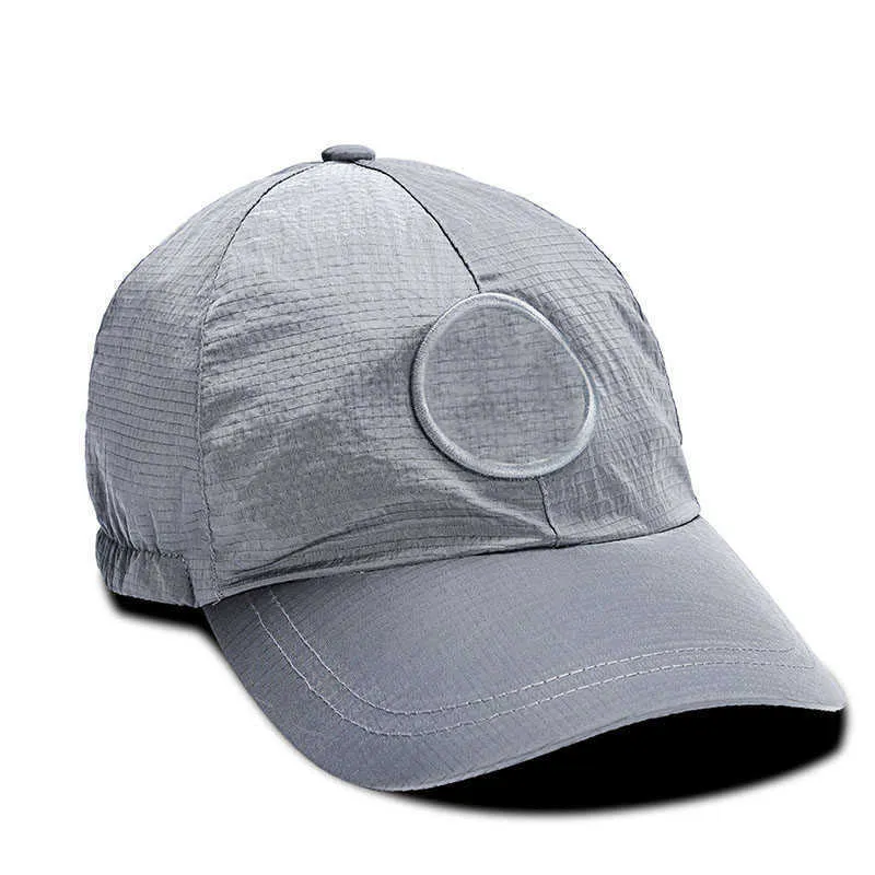 Kulkapslar hatt unisex högkvalitativ metallbelagd tyg vattentät material ö case cap justerbar baseball cap 210726291d