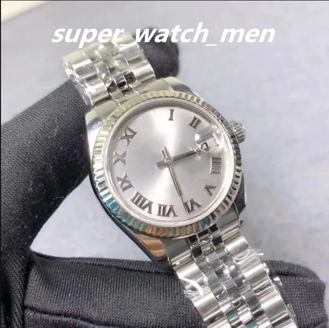 Women's Watches Automatic Mechanical 31mm Watchs 178274 White Gold Bezel Roman Dial Jubilee Bracelet With Box/Papers Sapphire Diving Watch Ladies Wristwatches